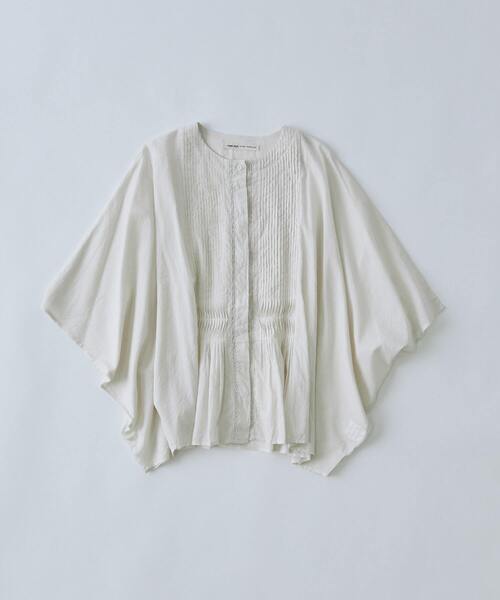 conges payes ADIEU TRISTESSE(コンジェ ペイエ アデュートリステス)の「【FAVE】ポンチョシルエットブラウス(シャツ/ブラウス・レディース・ブラック/ライトグレー/パープル・38)」の1枚目の写真