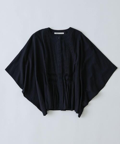 conges payes ADIEU TRISTESSE(コンジェ ペイエ アデュートリステス)の「【FAVE】ポンチョシルエットブラウス(シャツ/ブラウス・レディース・ブラック/ライトグレー/パープル・38)」の2枚目の写真