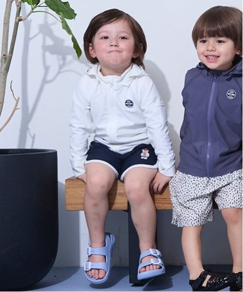 petitmain『ワンポイント刺しゅうスイムパンツ』