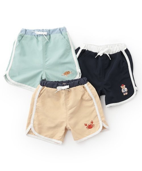 セール】【SWIM】ワンポイント刺しゅうスイムパンツ（水着