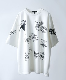 graff print T-shirt/グラフ プリント Tシャツ