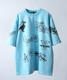 graff print T-shirt/グラフ プリント Tシャツ