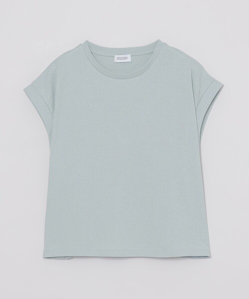 MACKINTOSH PHILOSOPHY（ﾏｯｷﾝﾄｯｼｭ ﾌｨﾛｿﾌｨｰ）の「リネンミックスドルマンT（Tシャツ/カットソー・レディース・ブラック/オフホワイト/ブルー/ピンク系その他2/ベージュ系その他5/ライトブルー/グリーン・38）」の6枚目の写真