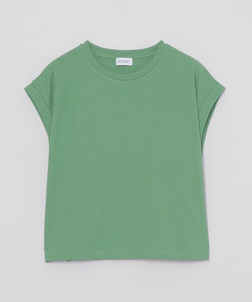 MACKINTOSH PHILOSOPHY（ﾏｯｷﾝﾄｯｼｭ ﾌｨﾛｿﾌｨｰ）の「リネンミックスドルマンT（Tシャツ/カットソー・レディース・ブラック/オフホワイト/ブルー/ピンク系その他2/ベージュ系その他5/ライトブルー/グリーン・38）」の4枚目の写真