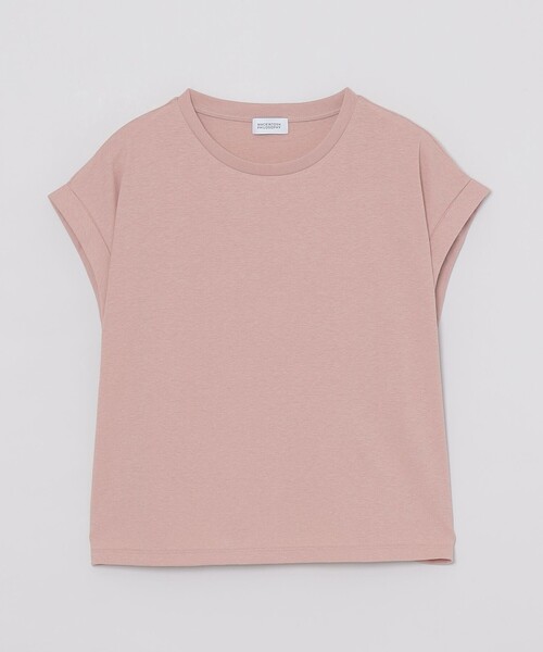 MACKINTOSH PHILOSOPHY（ﾏｯｷﾝﾄｯｼｭ ﾌｨﾛｿﾌｨｰ）の「リネンミックスドルマンT（Tシャツ/カットソー・レディース・ブラック/オフホワイト/ブルー/ピンク系その他2/ベージュ系その他5/ライトブルー/グリーン・38）」の7枚目の写真