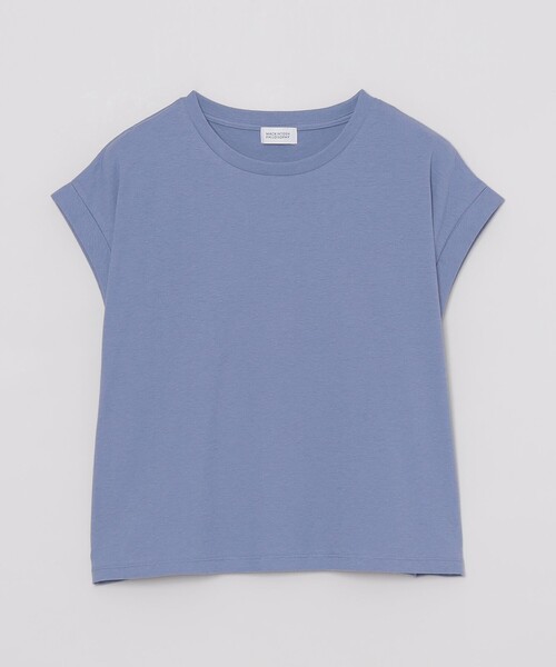 MACKINTOSH PHILOSOPHY（ﾏｯｷﾝﾄｯｼｭ ﾌｨﾛｿﾌｨｰ）の「リネンミックスドルマンT（Tシャツ/カットソー・レディース・ブラック/オフホワイト/ブルー/ピンク系その他2/ベージュ系その他5/ライトブルー/グリーン・38）」の5枚目の写真