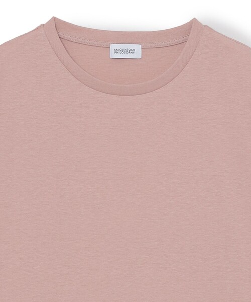 MACKINTOSH PHILOSOPHY（ﾏｯｷﾝﾄｯｼｭ ﾌｨﾛｿﾌｨｰ）の「リネンミックスドルマンT（Tシャツ/カットソー・レディース・ブラック/オフホワイト/ブルー/ピンク系その他2/ベージュ系その他5/ライトブルー/グリーン・38）」の13枚目の写真