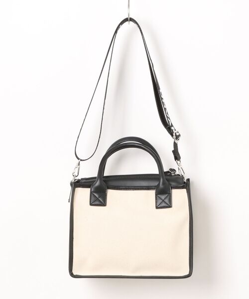 FRUIT OF THE LOOM(フルーツオブザルーム)の「FTL BOX SHOULDER BAG / ショルダーバッグ ハンドバッグ ミニバッグ 2WAY / カバン(ショルダーバッグ・メンズ・ホワイト・FREE)」の2枚目の写真