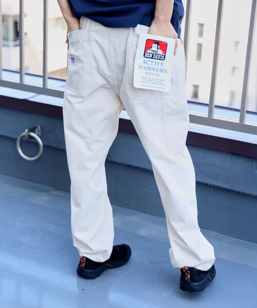 BEN DAVIS（ベンデイビス）の「【BEN DAVIS (ベンデイビス)】ACTIVEWORKPANTS Z5 / パンツ アクティブワークパンツ テーパード シェフパンツ（その他パンツ・メンズ・ブラック/ブルーグレー/アイボリー/マスタード/その他1/ベージュ/レッド・SMALL/MEDIUM/LARGE/X-LARGE）」の2枚目の写真