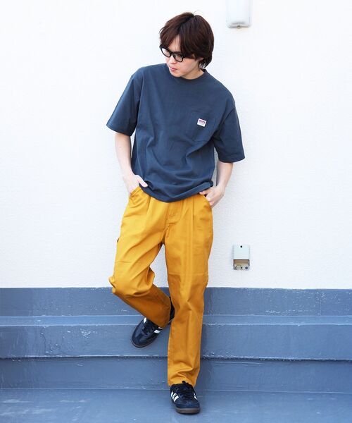 BEN DAVIS（ベンデイビス）の「【BEN DAVIS（ベンデイビス）】ACTIVEWORKPANTS Z5 / ベンズ アクティブワークパンツ テーパード シェフパンツ（その他パンツ・メンズ・ブラック/ブルーグレー/アイボリー/マスタード/その他1/ベージュ/レッド・SMALL/MEDIUM/LARGE/X-LARGE）」の8枚目の写真