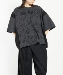 【期間限定★値引き】gomme　ゴム　レイヤーT　黒　デザインカットソー gomme｜ゴムのTシャツ/カットソー通販 - ZOZOTOWN