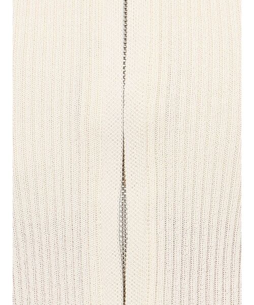 EVRIS(エヴリス)の「フロントジップハーフスリーブオフショルトップス(Tシャツ/カットソー・レディース・ブラック/ブルー/レッド/ホワイト・FREE)」の11枚目の写真