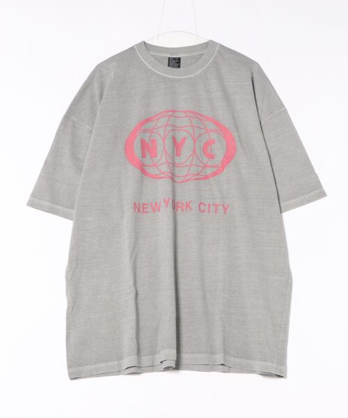 a.p.o.v.（エーピーオービー）の「a.p.o.v. NYCプリントピグメントオーバーサイズTシャツ（Tシャツ/カットソー・メンズ・チャコール/グレー・ONESIZE）」の7枚目の写真