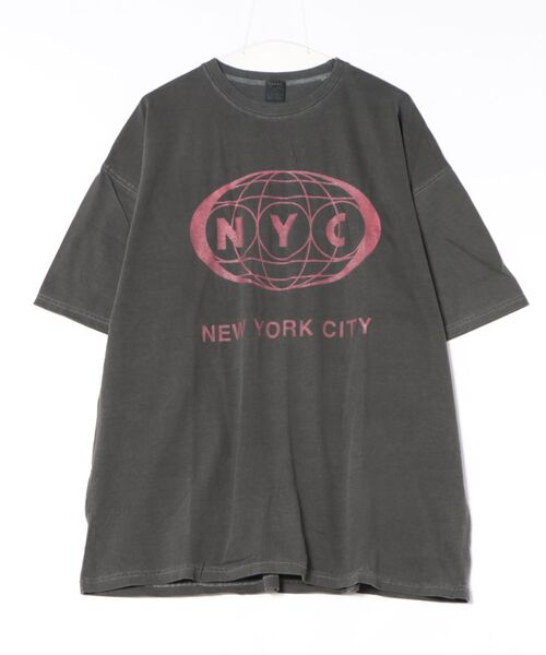 a.p.o.v.（エーピーオービー）の「a.p.o.v. NYCプリントピグメントオーバーサイズTシャツ（Tシャツ/カットソー・メンズ・チャコール/グレー・ONESIZE）」の9枚目の写真