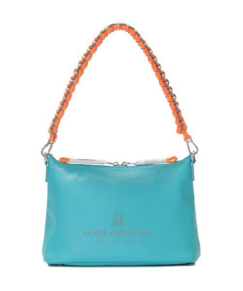 MARK & LONA(マークアンドロナ)の「VIta Sling Bag(ショルダーバッグ・レディース・ホワイト/ブラック/エメラルドブルー・FREE)」の1枚目の写真