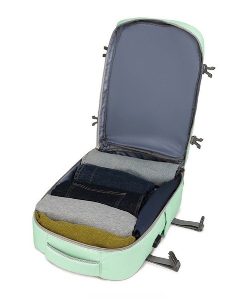 VIBGYOR（ヴィブジョー）の「LESRIRE/トラベルリュック L9200（バックパック/リュック・レディース・グレー/ブルー/ブラック/アイボリー/パープル/グリーン・FREE）」の11枚目の写真