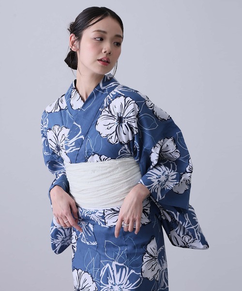 セパレート 二部式 】二部式浴衣 1人で着られる セパレート 洗える 綿