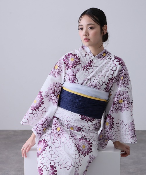 セパレート 二部式 】二部式浴衣 1人で着られる セパレート 洗える 綿
