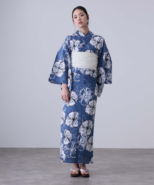 セパレート 二部式 】二部式浴衣 1人で着られる セパレート 洗える 綿