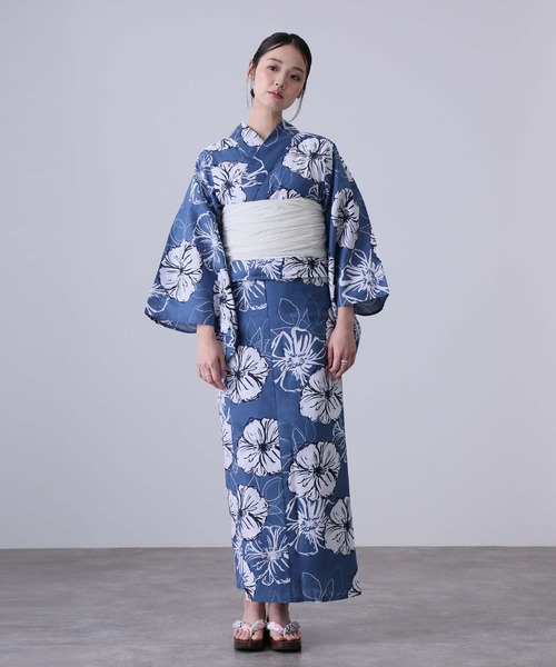 セパレート 二部式 】二部式浴衣 1人で着られる セパレート 洗える 綿