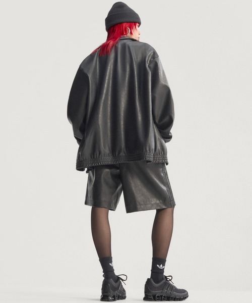 adidas ファイヤーバード プレザー トラックトップ adidas PLEATHER FIREBIRD OVERSIZED TRACKTOP / アディダス