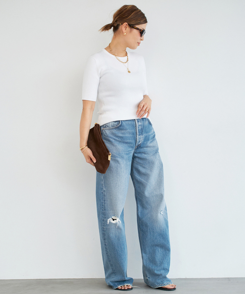 Deuxieme Classe(ドゥーズィエムクラス)の「【CITIZENS OF HUMANITY/シチズンズ・オブ・ヒューマニティ】AYLA BAGGY(その他パンツ・レディース・ブルー・26/25/24/27)」の6枚目の写真