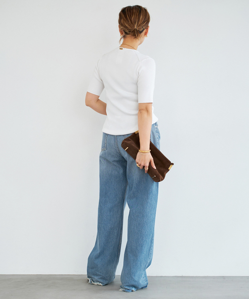 Deuxieme Classe(ドゥーズィエムクラス)の「【CITIZENS OF HUMANITY/シチズンズ・オブ・ヒューマニティ】AYLA BAGGY(その他パンツ・レディース・ブルー・26/25/24/27)」の7枚目の写真
