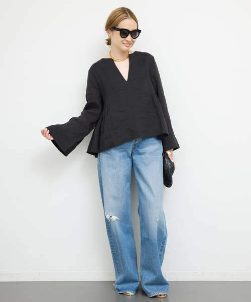 Deuxieme Classe(ドゥーズィエムクラス)の「【CITIZENS OF HUMANITY/シチズンズ・オブ・ヒューマニティ】AYLA BAGGY(その他パンツ・レディース・ブルー・26/25/24/27)」の16枚目の写真