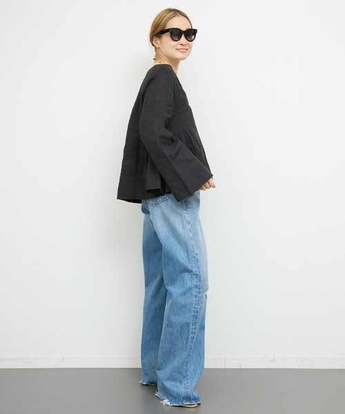 Deuxieme Classe(ドゥーズィエムクラス)の「【CITIZENS OF HUMANITY/シチズンズ・オブ・ヒューマニティ】AYLA BAGGY(その他パンツ・レディース・ブルー・26/25/24/27)」の17枚目の写真