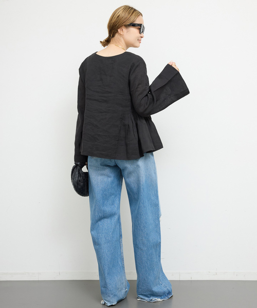 Deuxieme Classe(ドゥーズィエムクラス)の「【CITIZENS OF HUMANITY/シチズンズ・オブ・ヒューマニティ】AYLA BAGGY(その他パンツ・レディース・ブルー・26/25/24/27)」の18枚目の写真