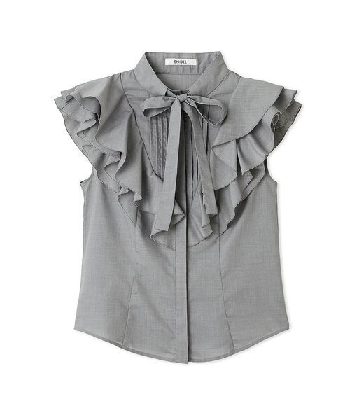 SNIDEL フリルボウタイブラウス フリルボウタイブラウス(シャツ・ブラウス)｜トップス｜SNIDEL