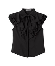 フリルボウタイブラウス