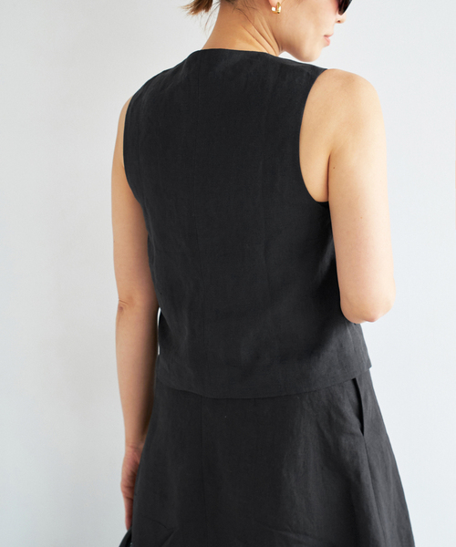 Deuxieme Classe Linen ベスト Linen ベスト（ベスト）｜Deuxieme Classe（ドゥーズィエム