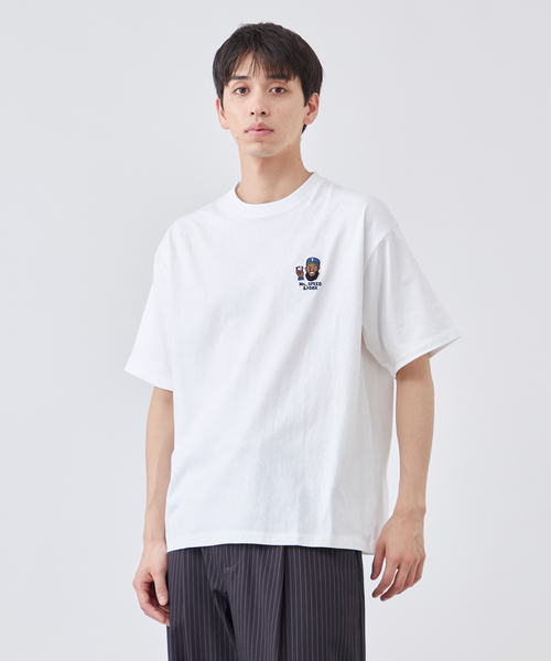 直営店☆BALLY☆SALE! チェストロゴ刺繍 半袖 Tシャツ/ WHITE メンズ サルトリアルシャツ、Tシャツ、ポロシャツ│バリー
