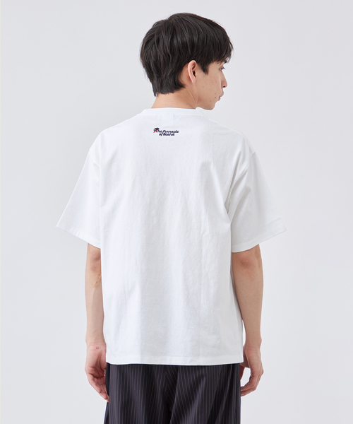 ベースボール モジャ サガラ刺繍 半袖Tシャツ（Tシャツ