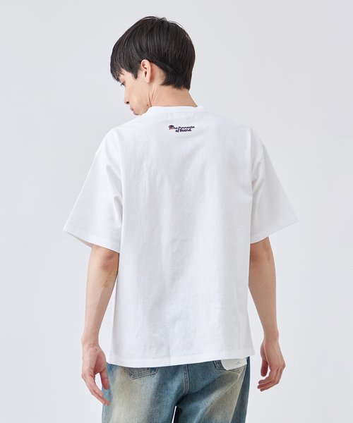 セール】ベースボール モジャ サガラ刺繍 半袖Tシャツ（Tシャツ
