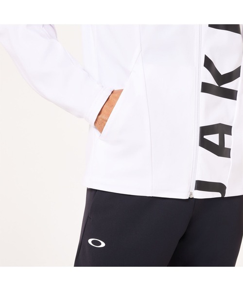 OAKLEY（オークリー）の「オークリー ENHANCE TECH JERSEY JACKET 14.7/ジャージ・ジャケット/スポーツ・トレーニング/ 吸汗速乾 / MENS / メンズ / OAKLEY（ジャージ・メンズ・ホワイト/ブラック/ネイビー・XS/XL/S/M/L）」の8枚目の写真