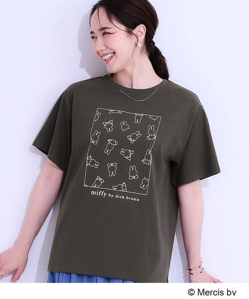 新品✨Mサイズ 　ミッフィー バリエーション　ビッグシルエットコーチシャツ miffy / ミッフィー ビッグ Tシャツ 半袖 ビッグシルエット