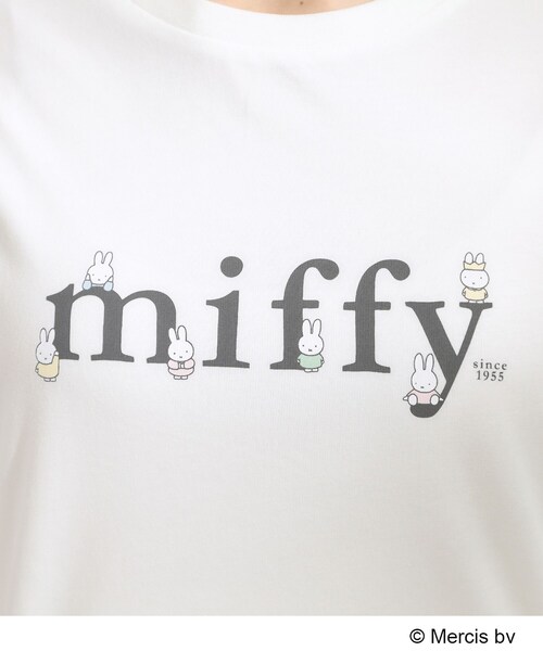 Miffy（ ミッフィー）の「【miffy】グラフィックTシャツ（Tシャツ/カットソー・レディース・サックスブルー系2/グレー系その他4/ブラック系/ホワイト系4/ブラウン系6/パープル系1/ホワイト系1/ライトグレー系1/ホワイト系3/ホワイト系5/ブラック系4/グレー系その他6・01/02/03/04）」の16枚目の写真