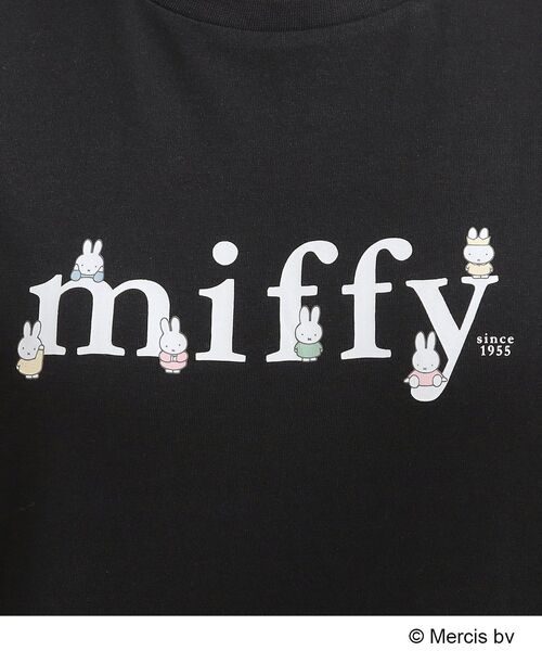 Miffy（ ミッフィー）の「【miffy】グラフィックTシャツ（Tシャツ/カットソー・レディース・サックスブルー系2/グレー系その他4/ブラック系/ホワイト系4/ブラウン系6/パープル系1/ホワイト系1/ライトグレー系1/ホワイト系3/ホワイト系5/ブラック系4/グレー系その他6・01/02/03/04）」の20枚目の写真