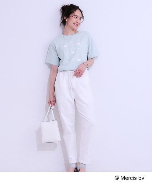 新品✨Mサイズ 　ミッフィー バリエーション　ビッグシルエットコーチシャツ miffy / ミッフィー ビッグ Tシャツ 半袖 ビッグシルエット