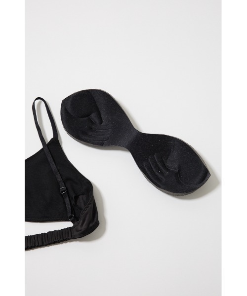 MOUSSY（マウジー）の「SATIN ブラ（ブラジャー・レディース・アイボリー/ブラック・FREE）」の6枚目の写真