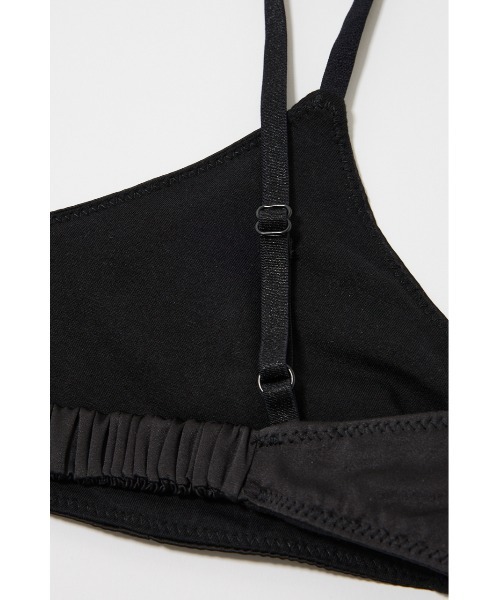 MOUSSY（マウジー）の「SATIN ブラ（ブラジャー・レディース・アイボリー/ブラック・FREE）」の5枚目の写真