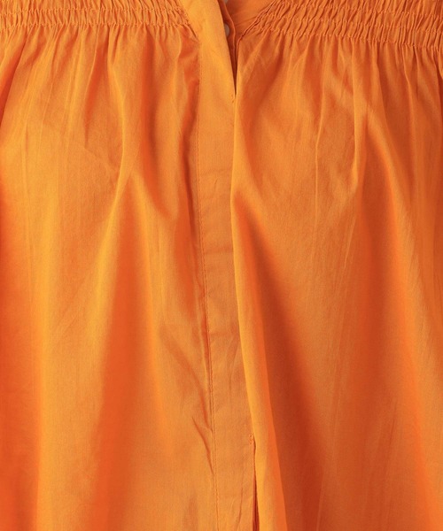 Elura（エルーラ）の「ボイルギャザーブラウス/321639（シャツ/ブラウス・レディース・ブルー/ライトイエロー/ブラック/オレンジ・FREE）」の18枚目の写真