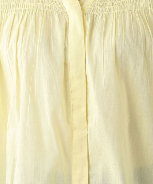 Elura（エルーラ）の「ボイルギャザーブラウス/321639（シャツ/ブラウス・レディース・ブルー/ライトイエロー/ブラック/オレンジ・FREE）」の19枚目の写真