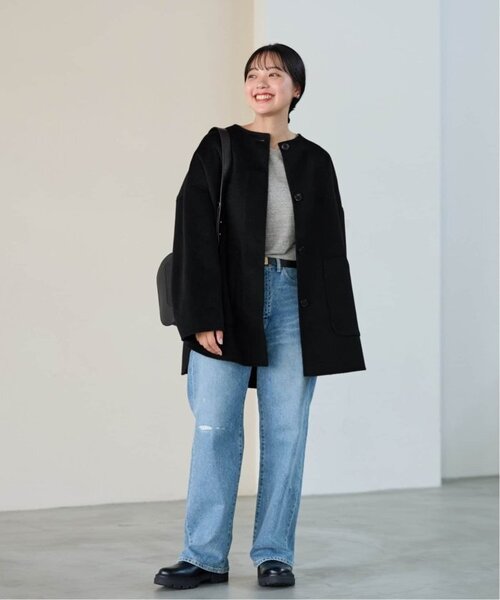 セール】≪WEB限定追加≫ハミルトンリバークルーネックコート（ノー