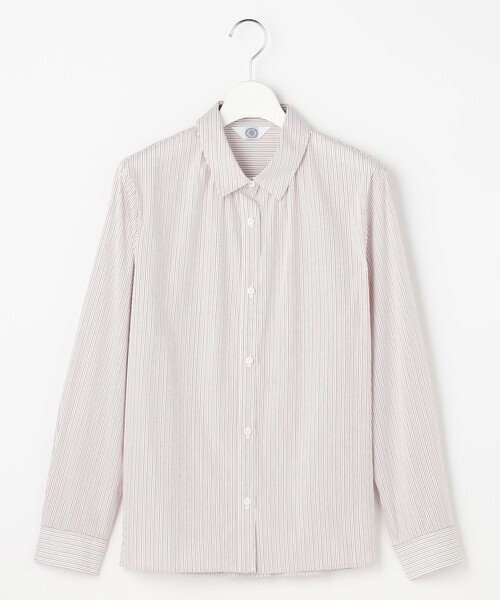 J.PRESS(ジェイプレス)の「BEZ ドビーストライプ シャツカラー ブラウス(シャツ/ブラウス・レディース・サックスブルー系1/ピンク系1/ネイビー系1・T13/T15)」の13枚目の写真