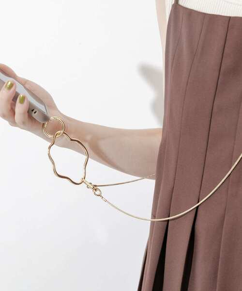 SMELLY（スメリー）の「スネークチェーンマルチショルダー（スマホケース/カバー・レディース・シルバー/ゴールド・-）」の5枚目の写真