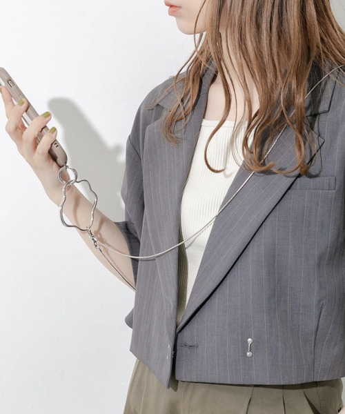 SMELLY（スメリー）の「スネークチェーンマルチショルダー（スマホケース/カバー・レディース・シルバー/ゴールド・-）」の9枚目の写真