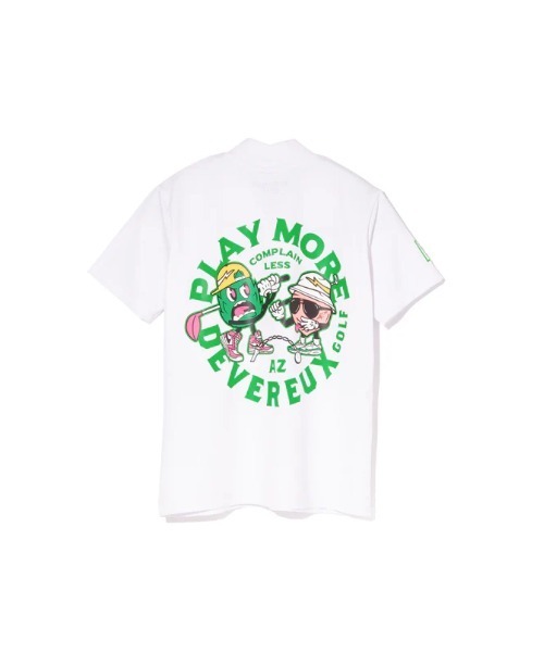 DEVEREUX GOLF（デヴァローゴルフ）の「WOMEN Play More BattleモックTEE（Tシャツ/カットソー・レディース・ピンク/イエロー/ホワイト/ブラック・SMALL/MEDIUM）」の2枚目の写真